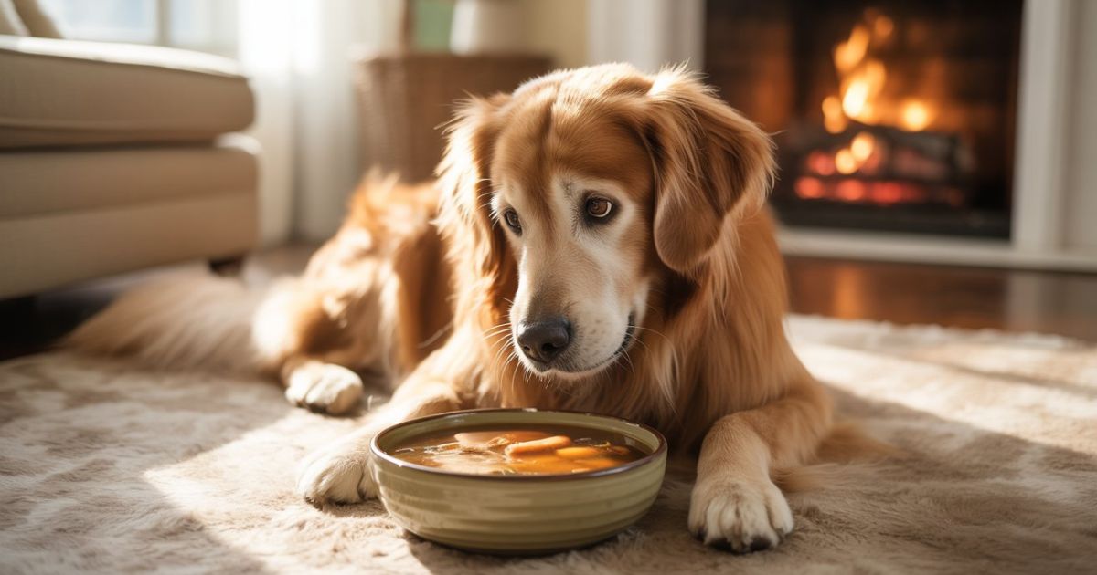 Bone Broth Boost Joint Health for Senior Dogs